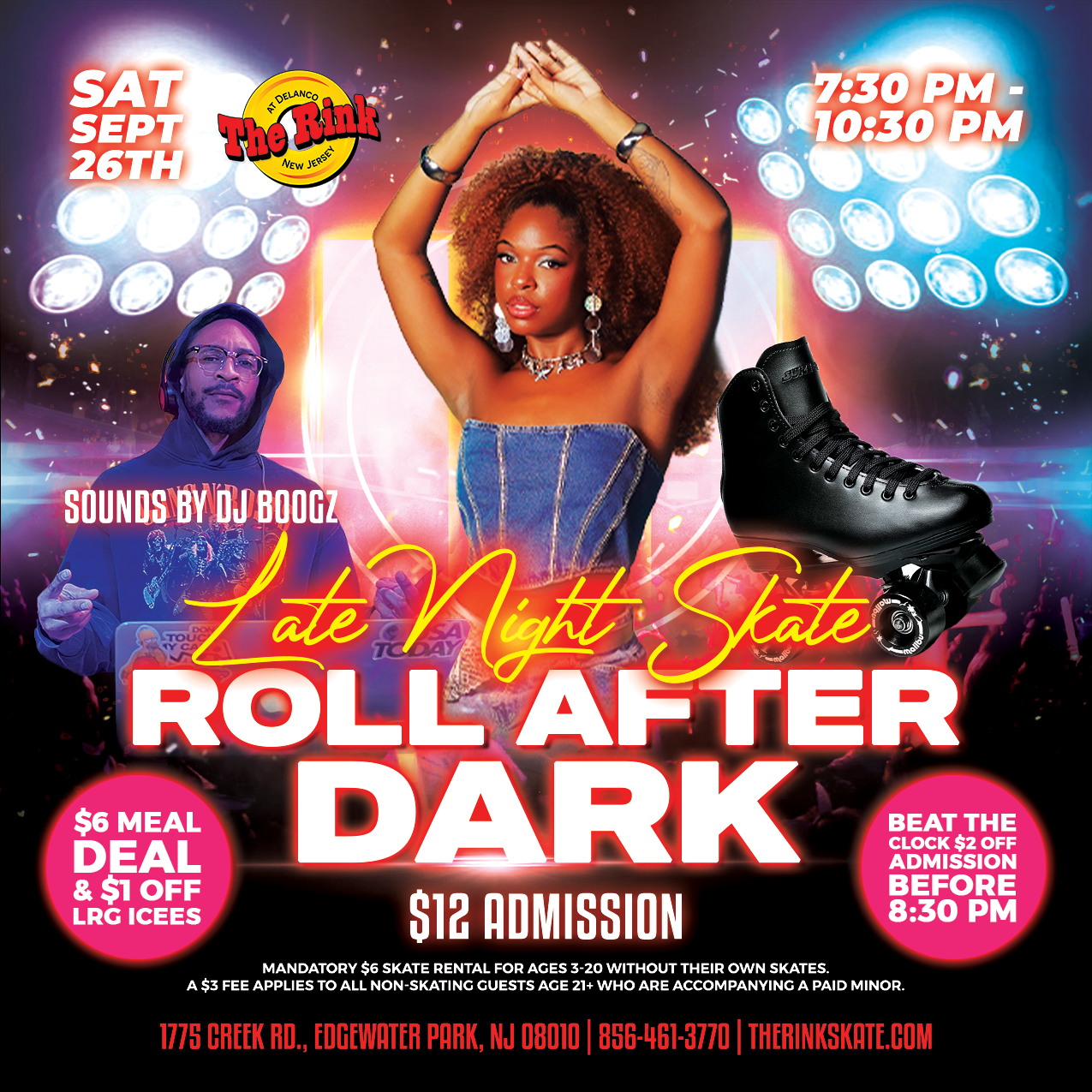 Late Night Skate: Roll After Dark w/ DJ Boogz